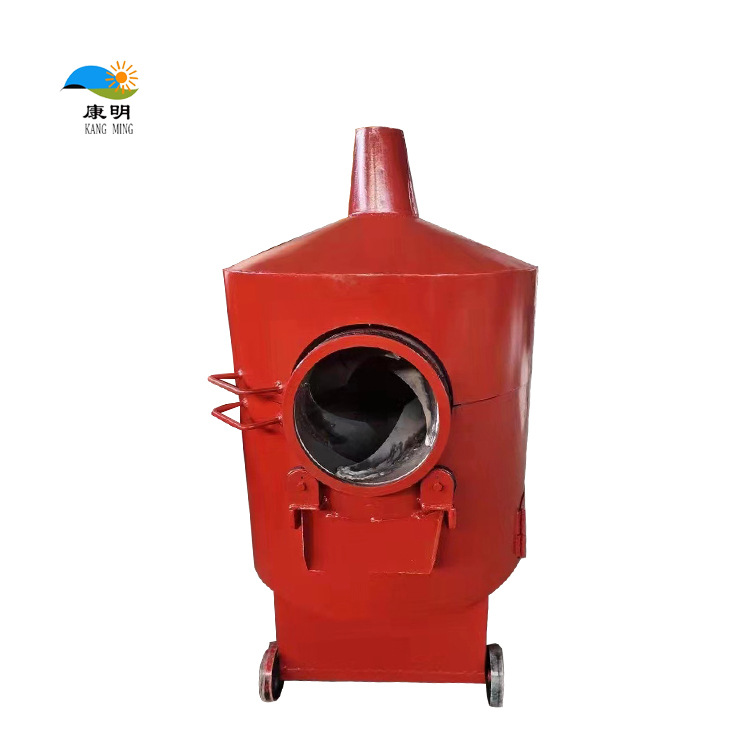 康明15型燃气流动铸铁炒货机 炒栗子机炒瓜子机芝麻机 炒板栗机器