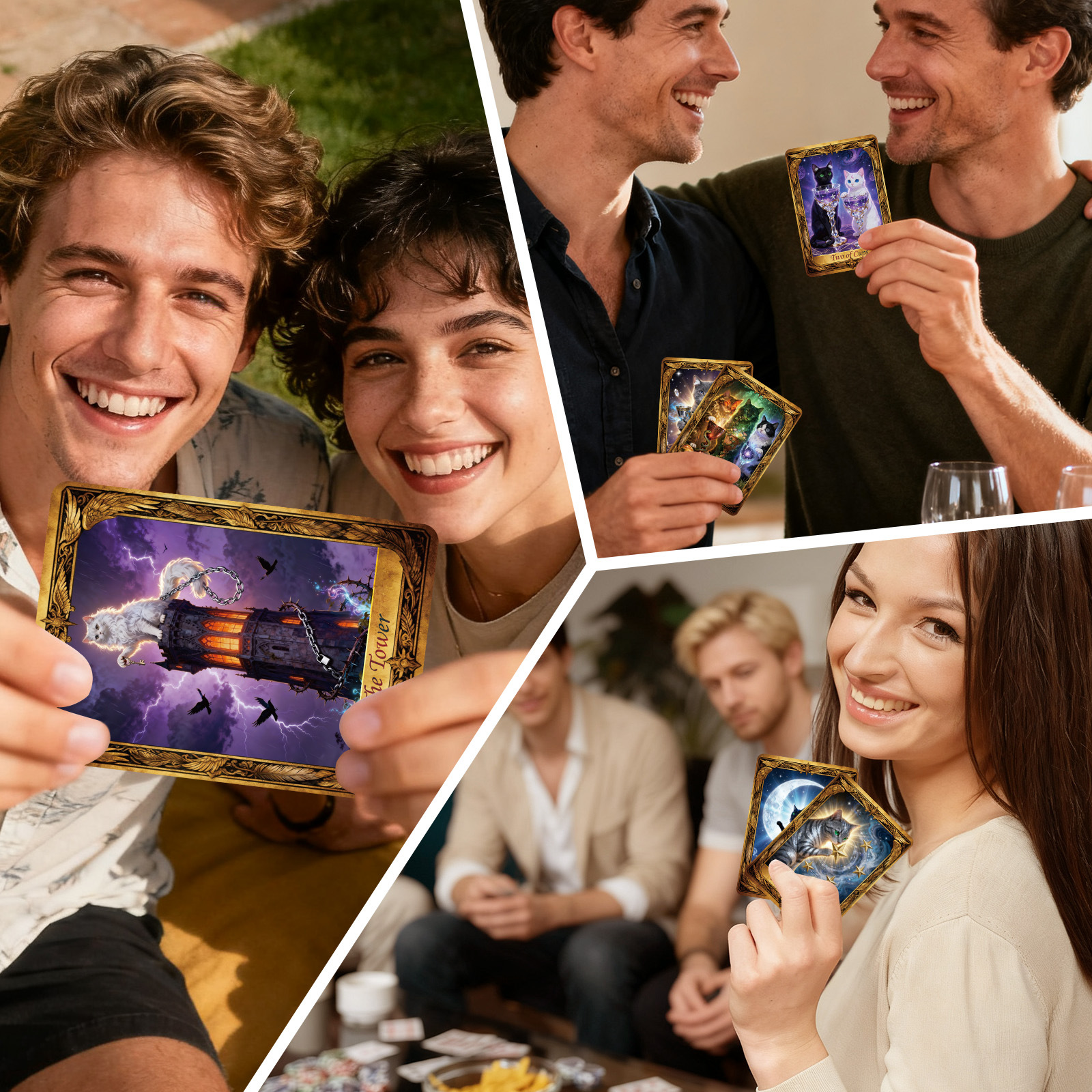 Verspieltes Katzen Kartenspiel Für Partys 50 Interaktive Karten_voghion.com