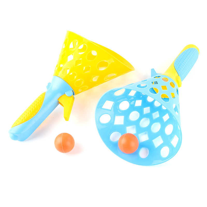 Catapulta doble par Bola de lanzamiento interactivo entre padres e hijos pelota de ping-pong bola elástica interior y exterior juguetes deportivos de ocio transfronterizos