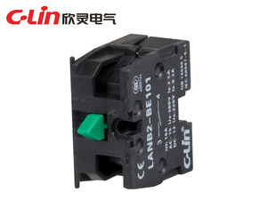 Xinling LANB2-BE101 Normally Open Contact, Be102 Normally Closed Contact Button Switch Contact