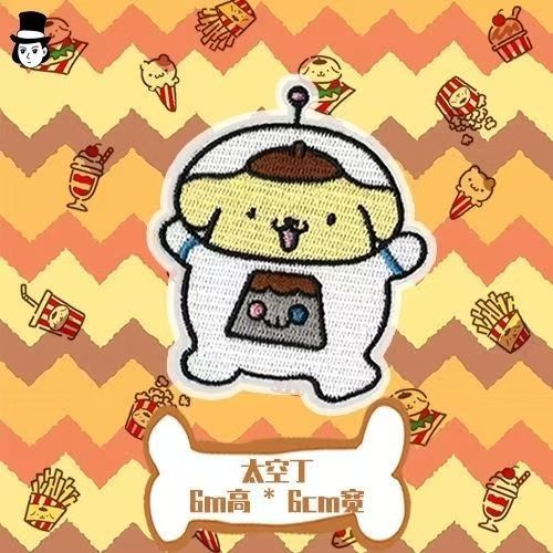 Autoadhesivo dibujos animados animales bordados sello de tela pegatinas de ropa bolsas decoración pegatinas de parche diy