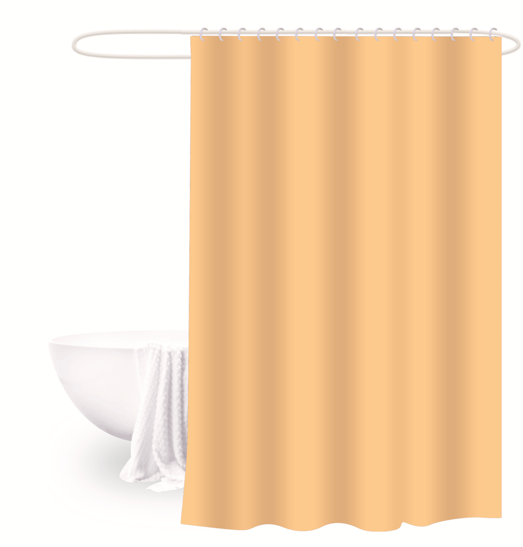 180X180 Cortina de ducha de color sólido PEVA cortina de baño impermeable cortina colgante cortina de Venta caliente cortina de partición impermeable a prueba de moho