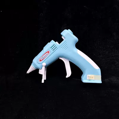 Lithium Electric Hot Melt Glue Gun USB Portable Rechargeable Small Hot Melt Gun Dispensing Machine with Adjustable Temperature (Yapışqan paylayıcı adapterlər) - lithium-battery-glue-gun-blue