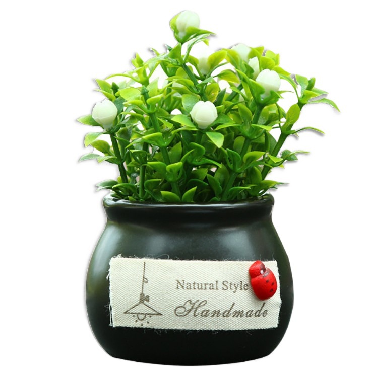 Coche decoración artificial flor coche cerámica potted plástico planta verde auspicioso fruta creativo coche decoración coche accesorios