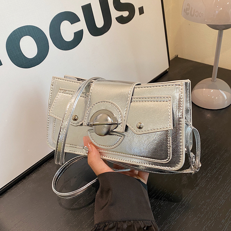 Literaria y artística personalidad de la moda extranjera textura bolso de brazo para mujeres 2024 nuevo estilo mochila de moda simple bolso de hombro