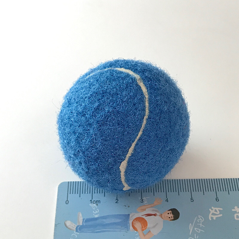 다크 그레이 블루 작은 테니스 공 5CM