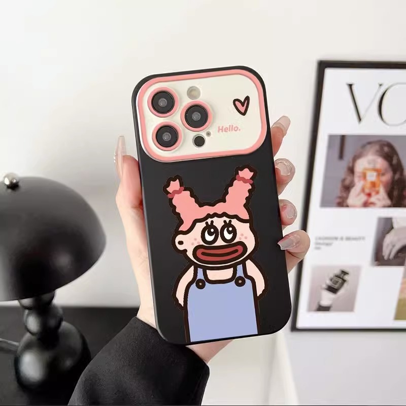 面白くて可愛いカップル向け、Apple 17、12mini、新作ウィンドウ、15plus、7、14plus、16E対応のスマホケース、卸売販売。|undefined