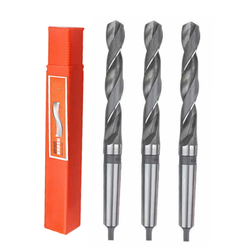 Connecting Taper Shank Drill Bit Mohs Cone Drill Taper Shank Twist Drill High Speed Steel Drill Bit 14.2 20 35