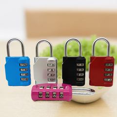 315 Factory Direct Sales Medium 4-digit Bag Code Lock Padlock Wardrobe Lock Suitcase Gym Metal Mini