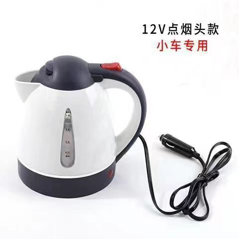 车载烧水壶24V货车12V小轿车自驾游304不锈钢车用热水壶自动保温
