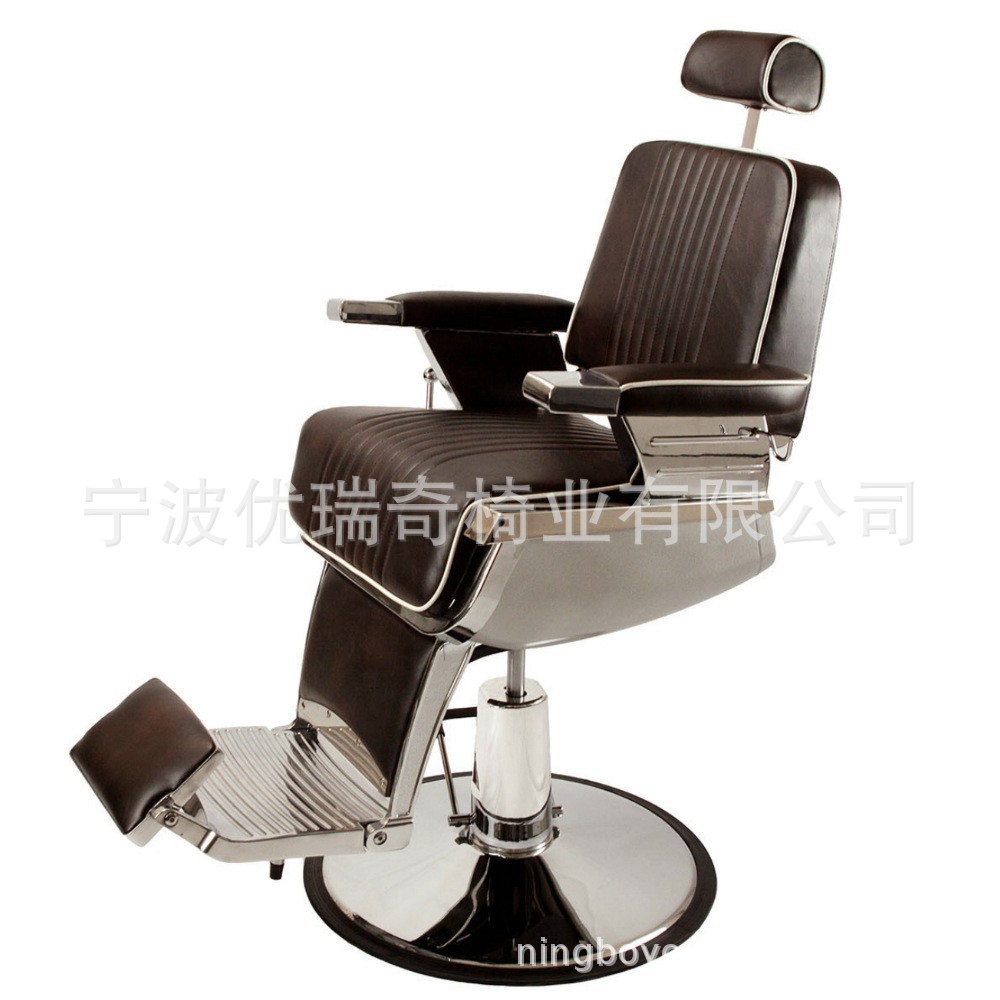 Silla de peluquería de gama alta de Yuruiqi, silla de diseño, silla de corte, silla de comercio exterior, silla de peluquería hidráulica, silla de peluquería elevadora