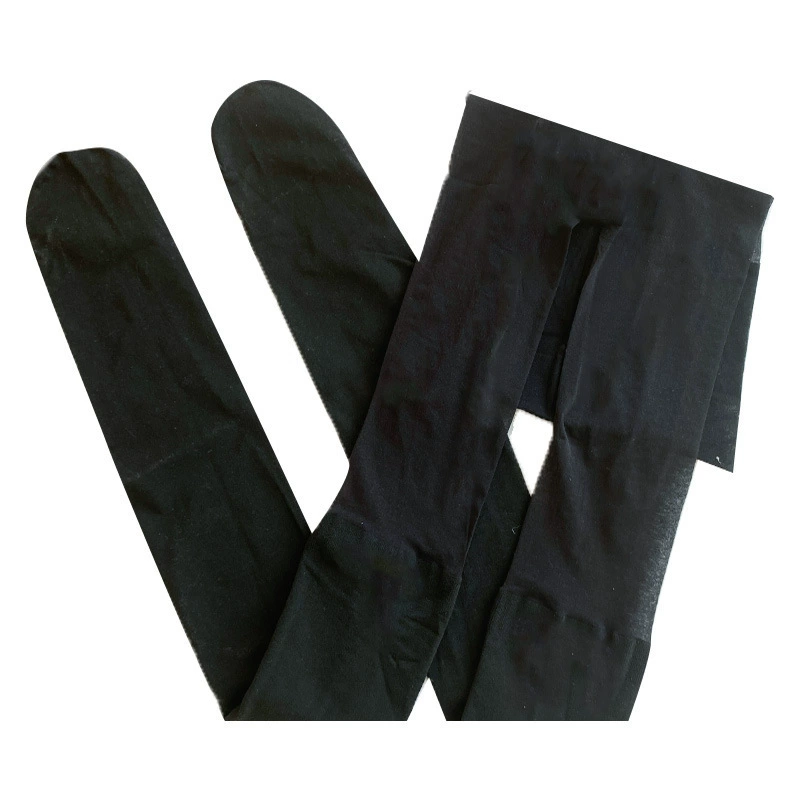 Тщательно подобранные черные чулки для ночной комнаты, весна и осень, женские, в горошек, тонкие черные чулки JK с декоративным швом