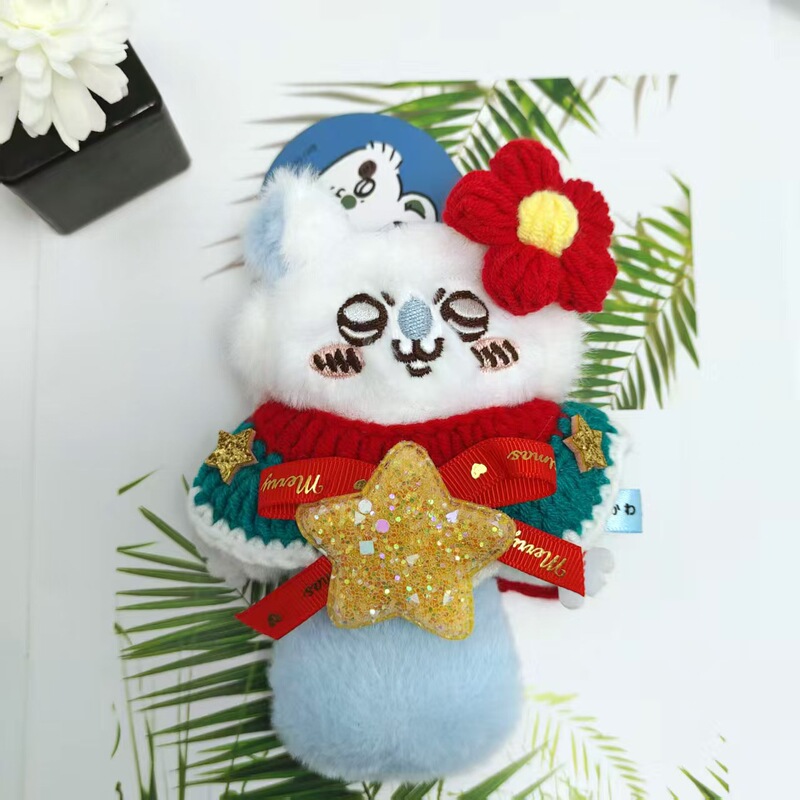 新商品日単chiiawa桃心寄生飛天鼠ぬいぐるみペンダント自嘲熊かわいいペンダント掛けバッグ|undefined