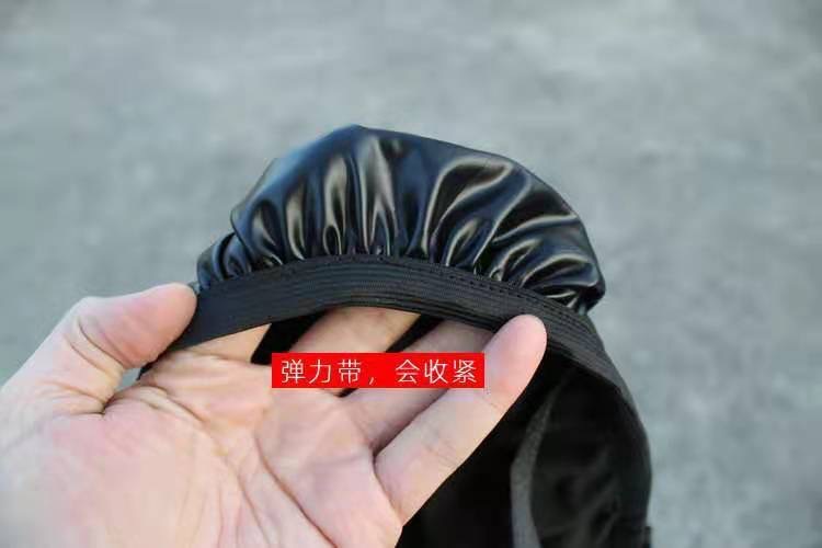Motorcycle Electric Vehicle Fleece Cushion Cover Waterproof Leather Four Seasons Universal Heat Insulation Seat Cover Battery Car Seat Cover