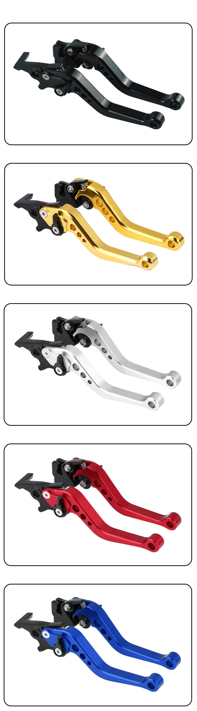 Motorcycle Modification Accessories Cnc Modified Handle Multi-Speed Adjustable Horn Brake Clutch Handle Horn Handle
