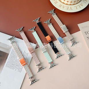 Suitable for apple line dog three silicone magnetic watch with apple watchs10/9/8/SE/7/54