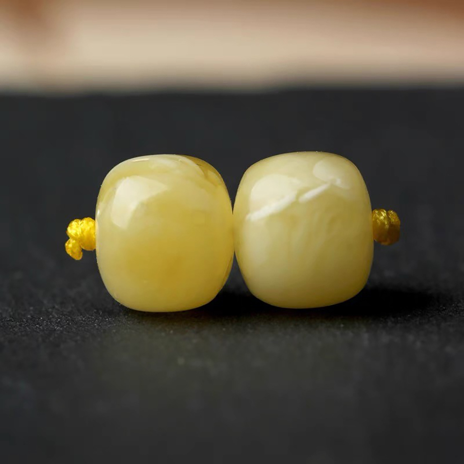 天然原矿蜜蜡琥珀老型珠配件桶珠隔珠散珠顶珠腰珠diy手串配饰品