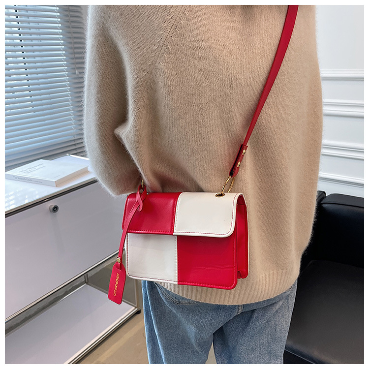 New Bags Fashion Messenger Bag Stylish Texture Portable Small Square Bag display picture 13