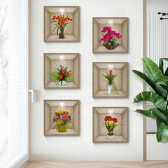 Lvkang CH39089AB Retro Cabinet Decorative Painting Flower Bedroom Living Room Room Bedside Painting Corridor Sticker Painting