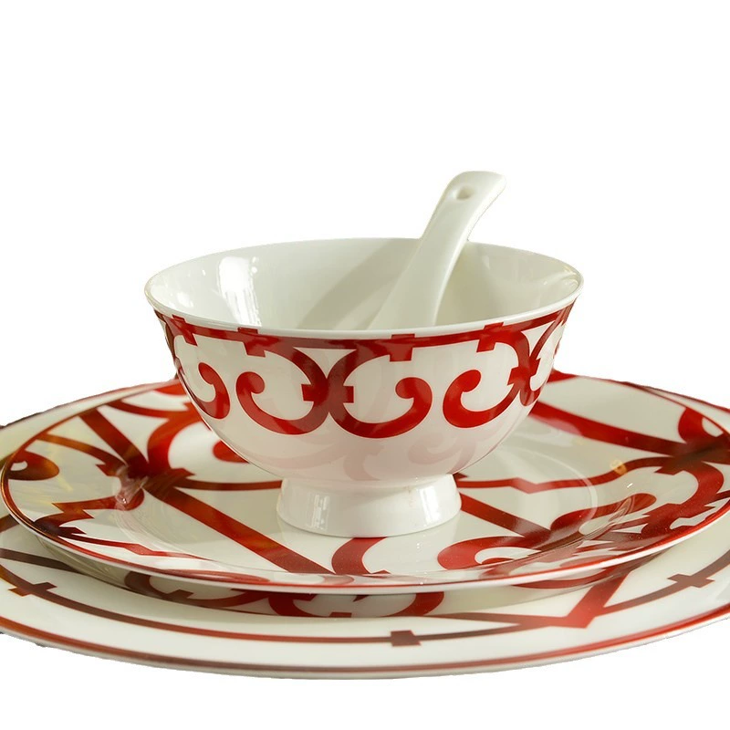 Classic tableware, ceramic set, European style, Birthday gift