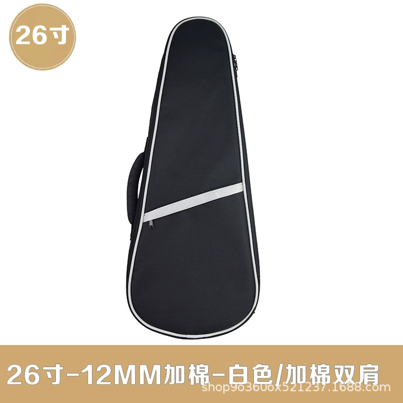Ukulele with a score, backpack, waterproof guitar, increased thickness, 26inch, worn on the shoulder