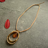 Brand fashionable pendant, necklace, chain for key bag , suitable for import, simple and elegant design, European style