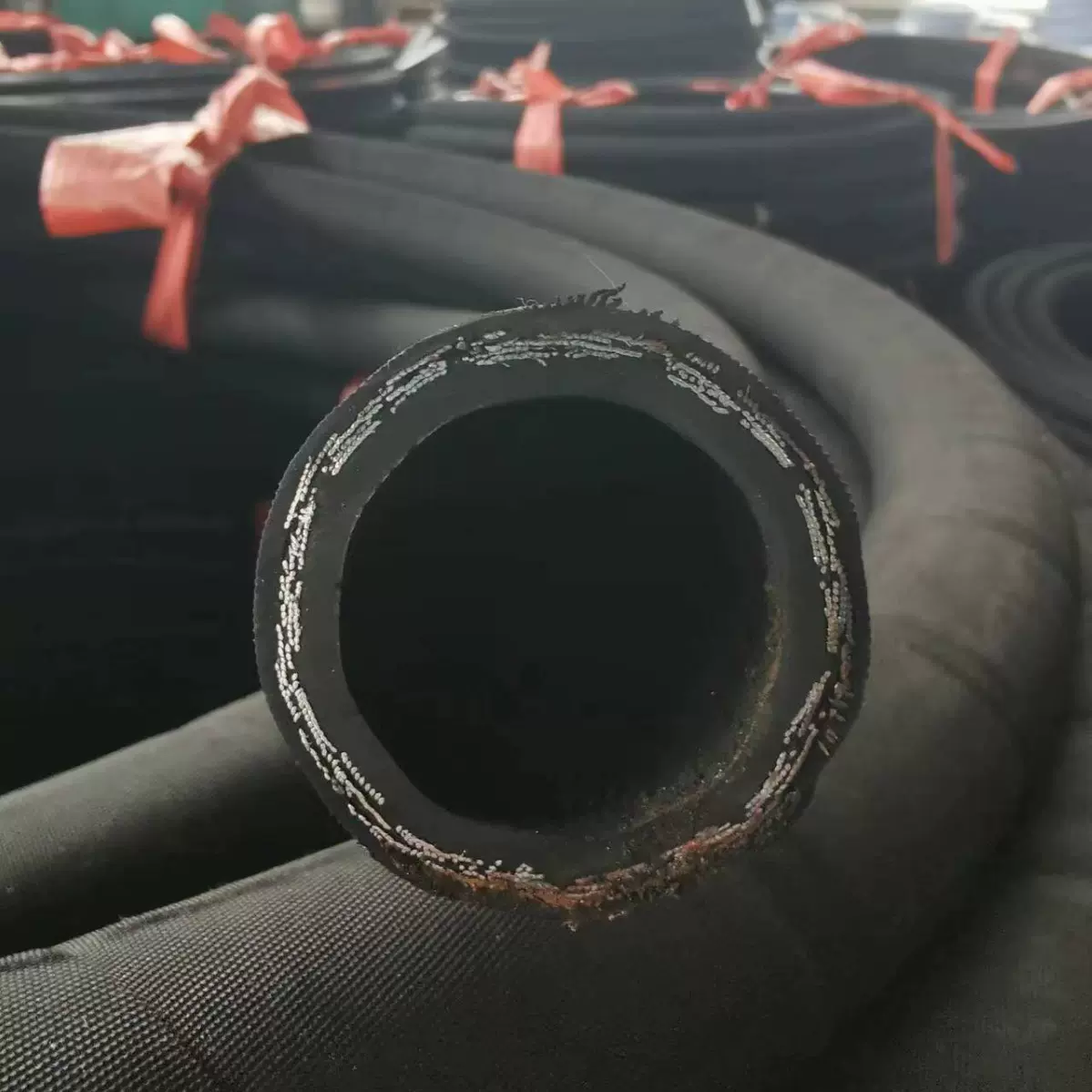 煤矿用正压通风橡胶软管丁腈耐油管厂家橡胶管丁腈胶管钢丝胶管