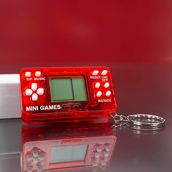 Small rectangular red game console