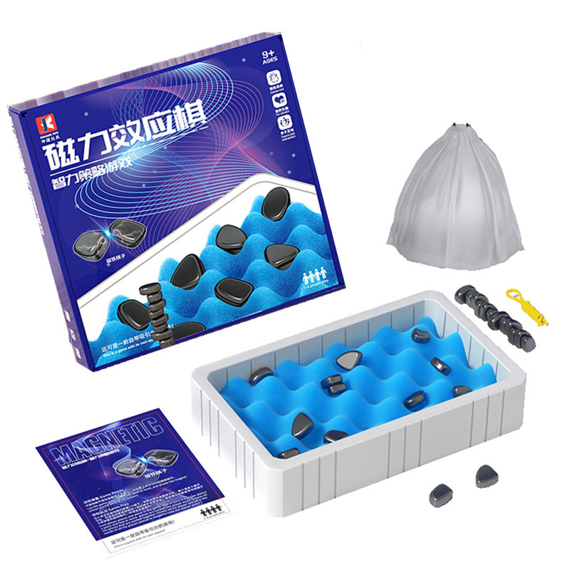 Nuevo efecto magnético ajedrez juego de tablero educativo para niños juguete juego ocio interactivo batalla ajedrez juego de escritorio al por mayor