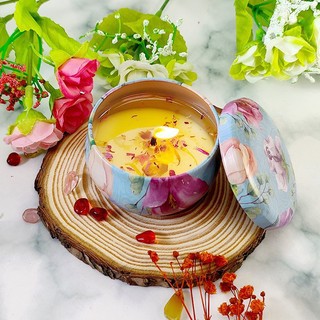 19 tipos de caja de regalo de fragancia de flores secas con regalo de mano 5 * 6 tazas de fragancia de plantas sin humo