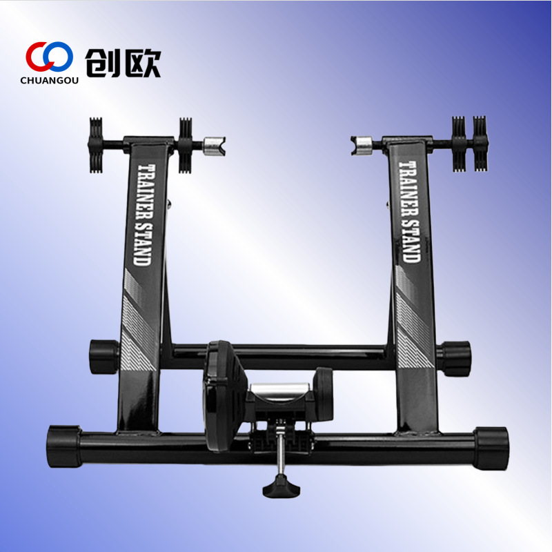 Bicicleta plataforma de entrenamiento rack carretera bicicleta montaña bicicleta estacionamiento rack resistencia magnética inalámbrica montar a caballo plataforma de montar