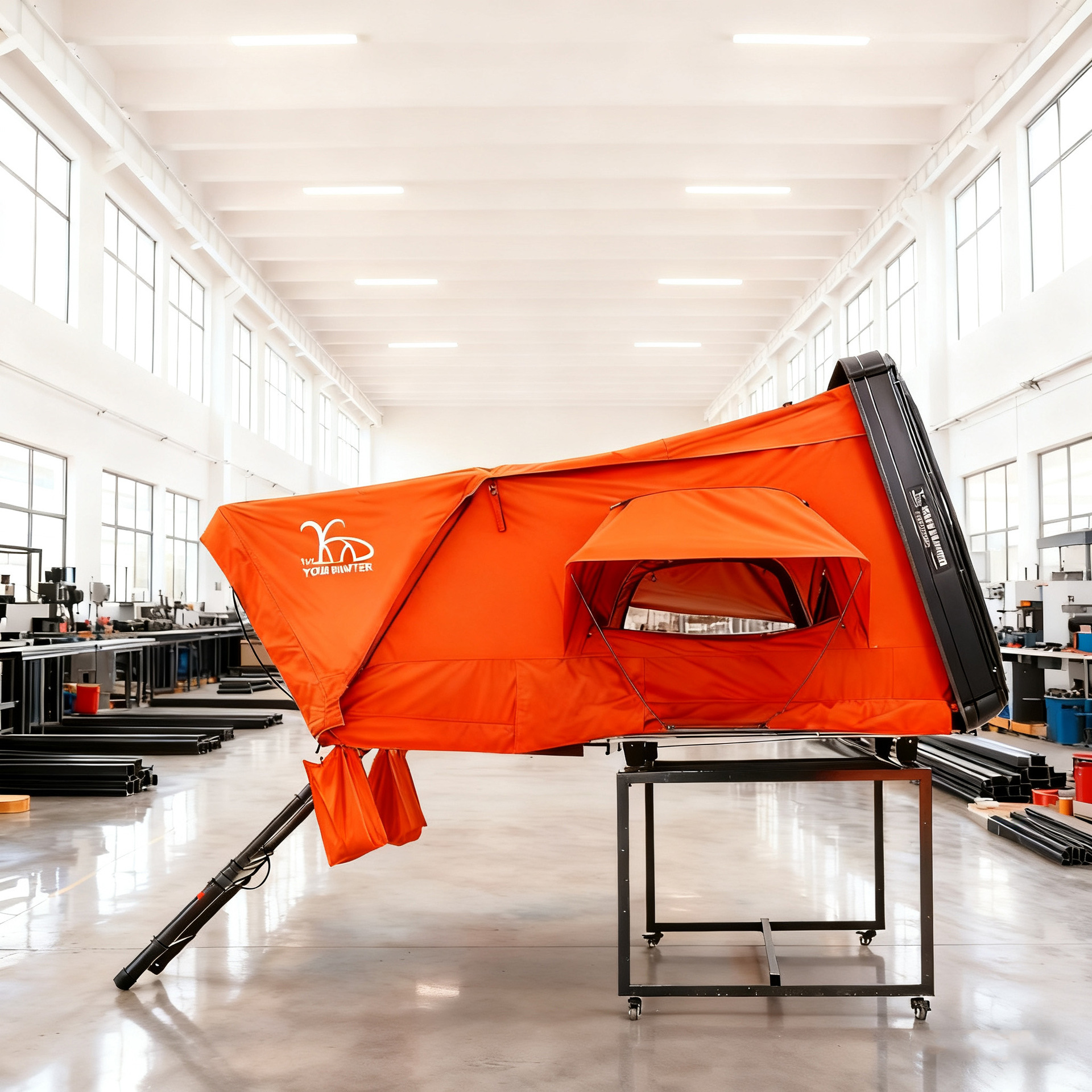 Carpa de techo de carcasa dura SUV hidráulica plegable especial al aire libre camping doble tienda de techo suministro directo de fábrica