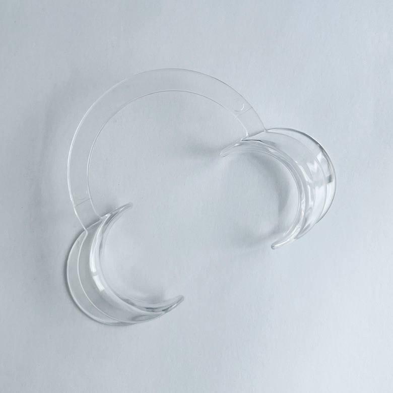 Modelo dental transfronterizo tipo C, accesorios para abrir la boca, color blanco pequeño, mediano y grande, se puede esterilizar a alta temperatura y desechable