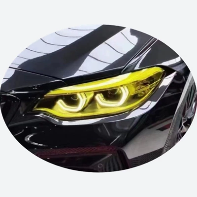 Car Light Film Tpu Color-Changing Blackened Car headlight protective film - tph-fluorescent-yellow-03x-1m-light-yellow-default-item