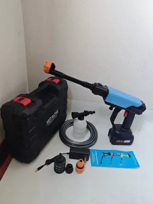 Water Gun Artifact Lithium – High pressure car wash water gun - 563654-blue-5-cell-electric-tool-box-deluxe-version-5m-water-pipes