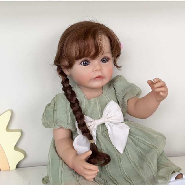 NPK 55cm pegamento completo puede entrar en la simulación de agua reborn doll suesue suministro transfronterizo de comercio electrónico