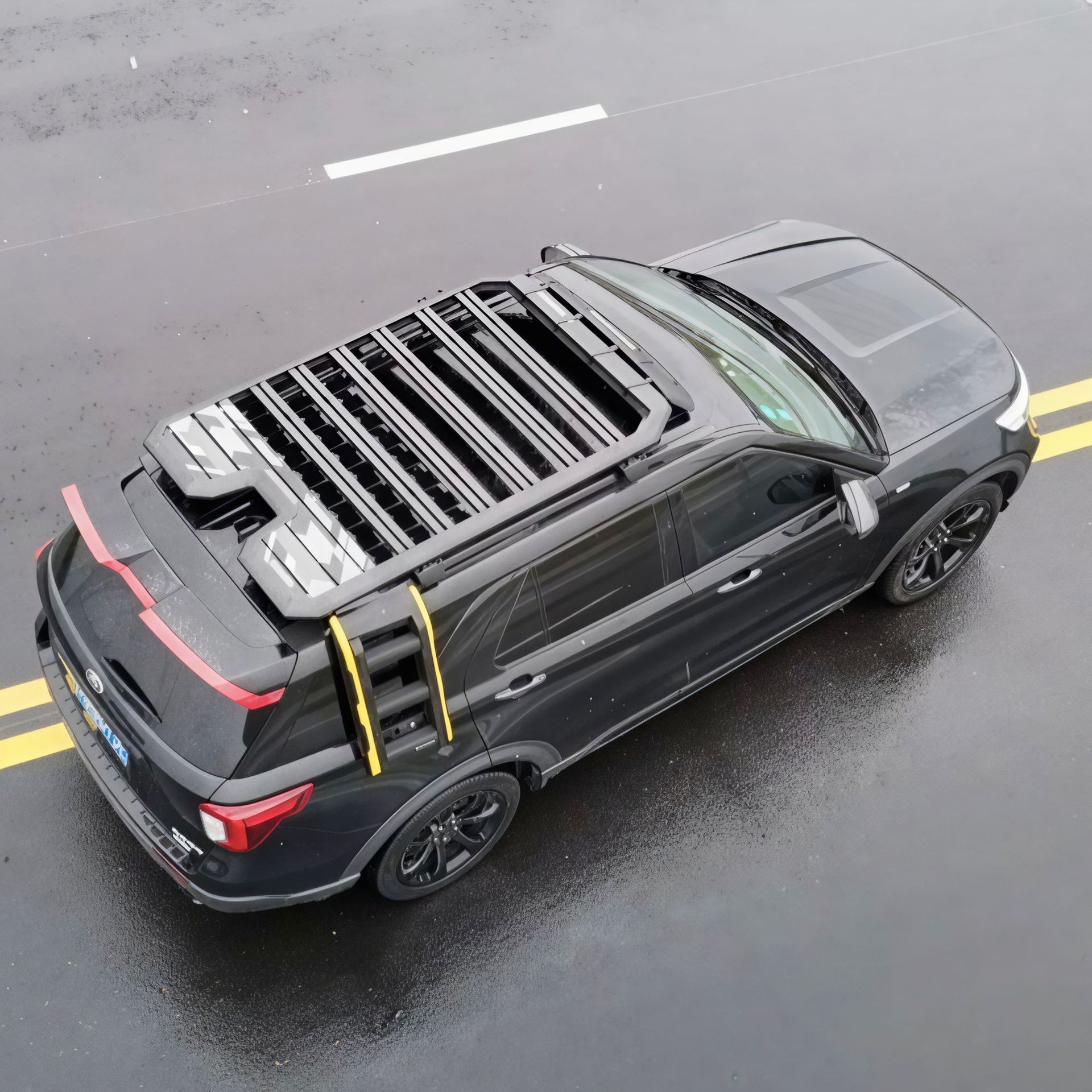 Explorer Roof Rack Ladder Side Account Off-road Refit Roof Expansion Platform Outdoor Storage Rack Travel Rack