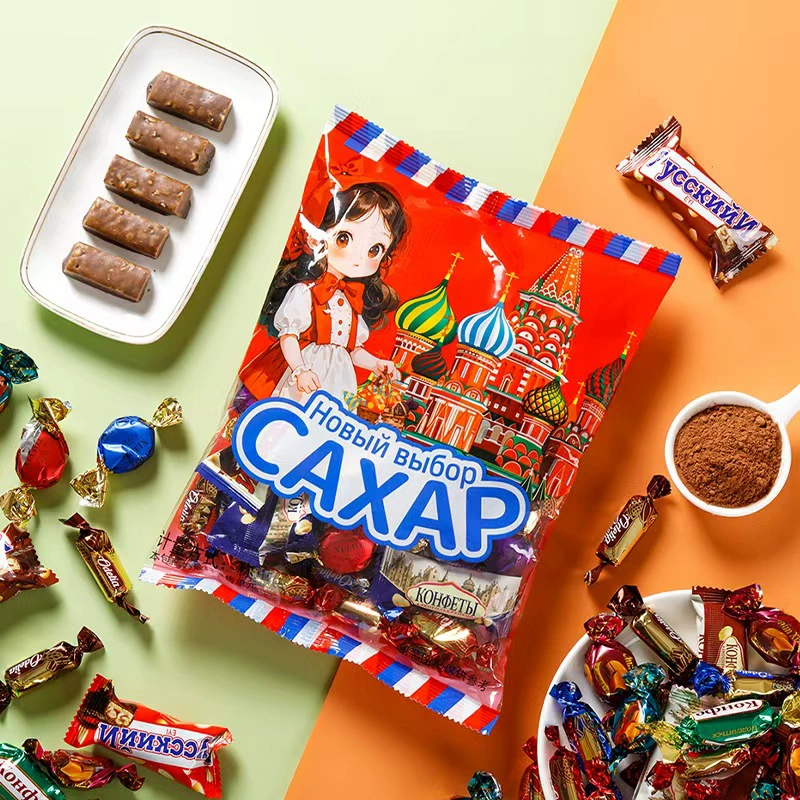 Русские конфеты с шоколадной начинкой, новогодние сладости, свадебные конфеты, тафта, молочные конфеты Snickers
