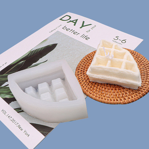 Wafer cake sugar silicone mold DIY aromatic candle chocolate baking mold wholesale