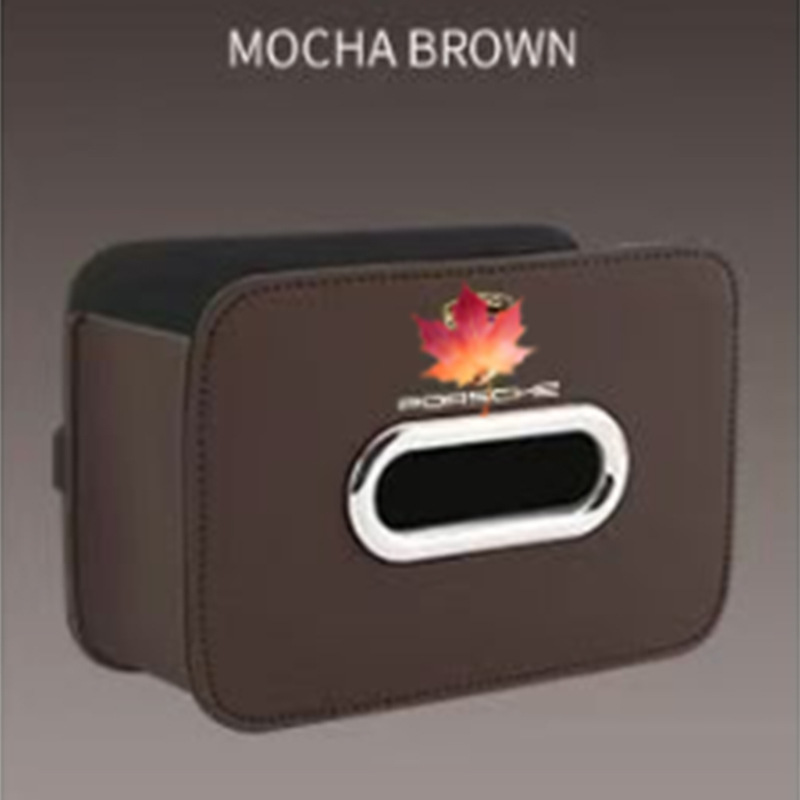 Table and Chair Tissue Box, Car Tissue Box, Armrest Box Tissue Pack, Rear Seat Tissue Box, Genuine Leather Car Interior Tissue Box