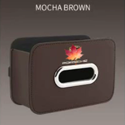 Car Interior Tissue Box, Car tissue box/set - mocha-brown
