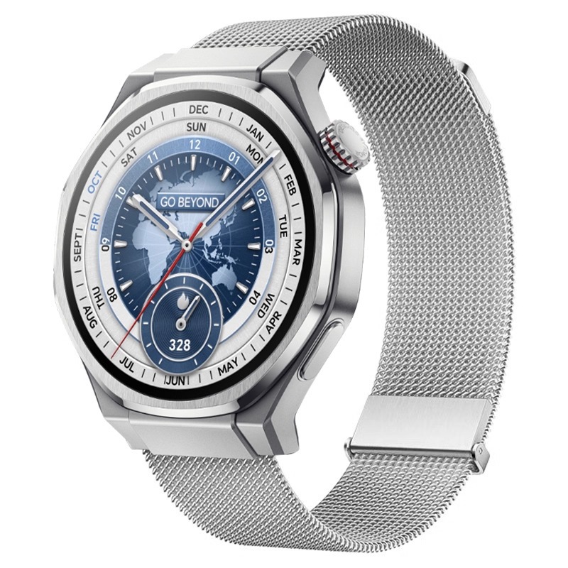 공식 동일 모델 업그레이드된 듀얼 마그네틱 밀라노 스트랩 [실버]