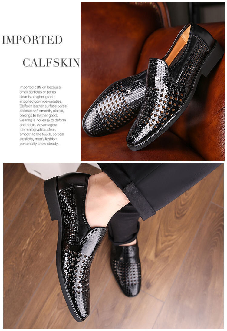 Men's Summer Breathable Deodorant Thin Outdoor Hollow Casual Sports Slip-On Mesh Shoes_vogvips.com