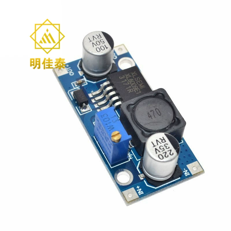 XL6009 усилительный модуль DC-DC источник питания регулируемый выход через LM2577 ток 4A