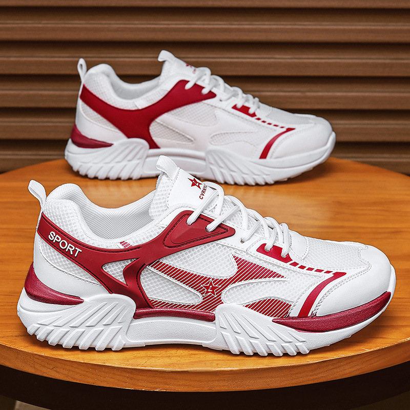 Men's Shoes 2026 Summer Mesh Breathable New Casual Versatile Men's Sports Shoes Student Trendy Running Dad Shoes