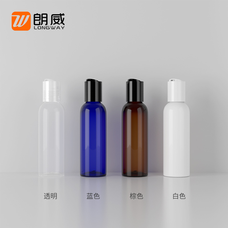 60ml ronda hombro mil otoño cubierta botella loción sub-botella de plástico para mascotas botella vacía palillos botella sub-botella