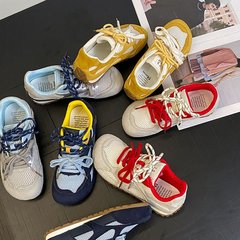 メッシュファッショナブルで通気性のあるスポーツシューズ 2025 夏の新軽量カジュアル道徳トレーニングシューズ女性の屋外フォレスト・ガンプお父さん靴