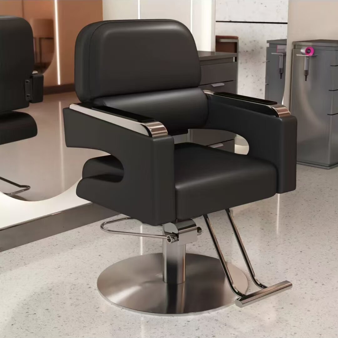 Sillón de peluquería, sillón de salón moderno, sillón de peluquería sencillo, sillón para cortar el pelo, sillón especial para permanente y tinte de salón, sillón de salón de belleza, uso comercial de alta gama.