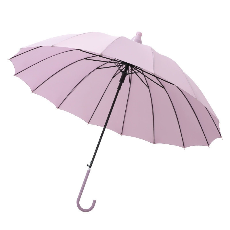 Umbrella 16 костей водонепроницаемая крышка рукоятка цвета автоматическая длинная ручка зонт для мужчин и женщин японский Xiaoqing прямая прямая зонт реклама индивидуальный заказ
