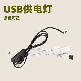 现货供应USB台灯线501开关线LED夜灯线木头灯电源线小低压安全